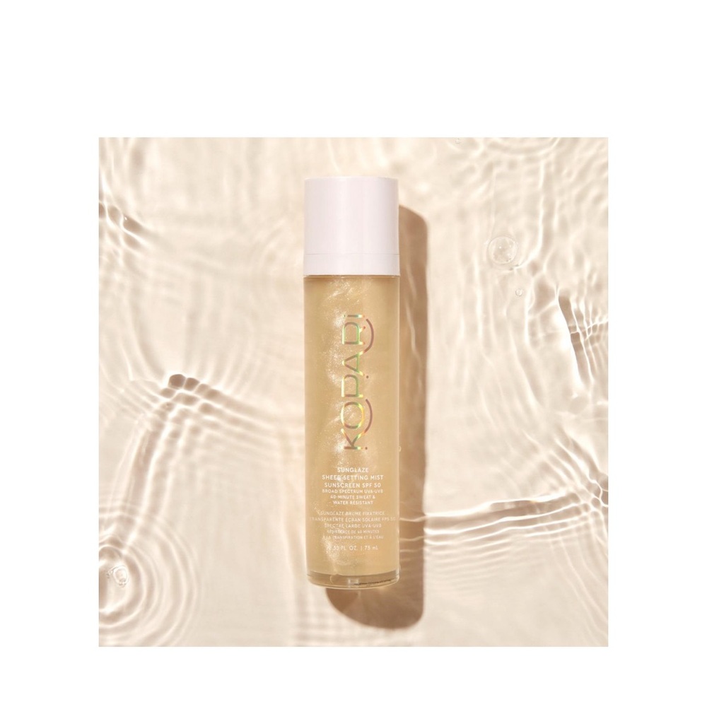 Kopari sunglaze sheer setting mist sunscreen